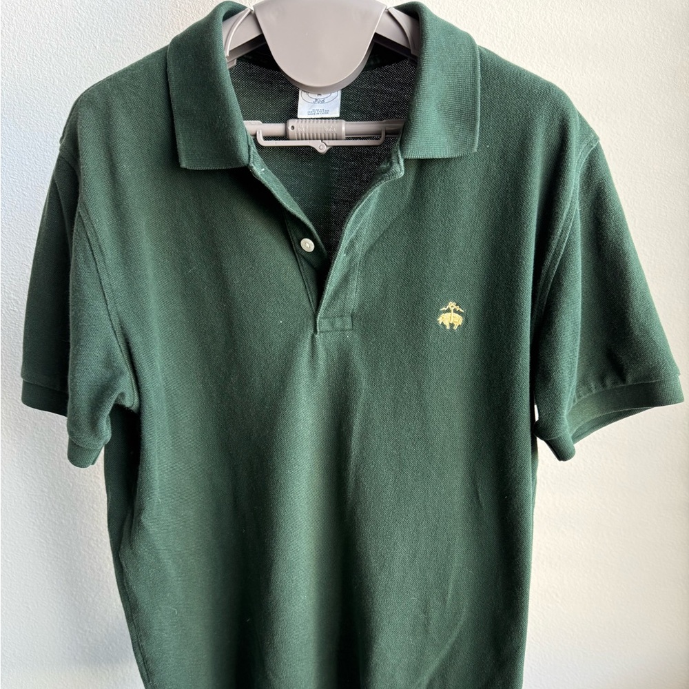 Brooks Brothers Green Polo Slim Fit